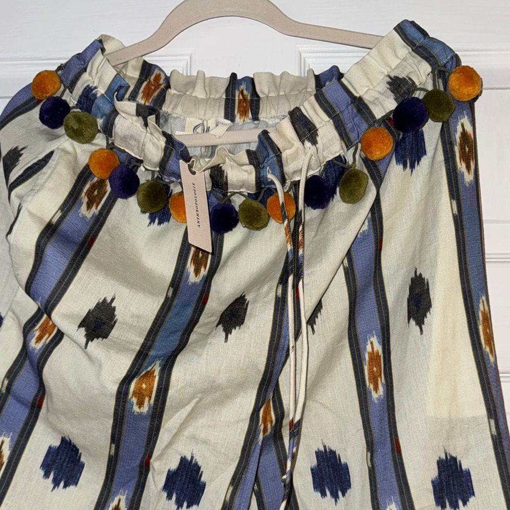 Patterned Wide Leg Pants - Picture 3 of 4